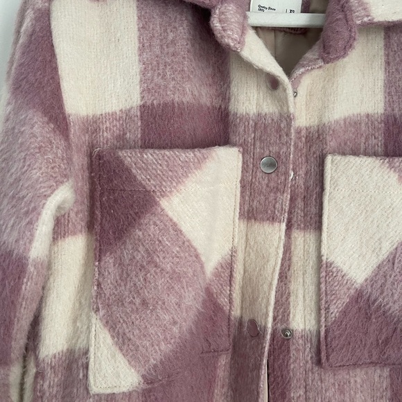 Abercrombie & Fitch Women's Pink Plaid Jacket- XS - Picture 7 of 8